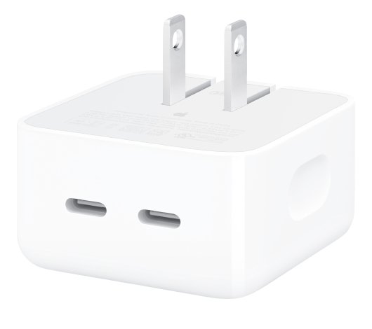 35W Dual USB-C Wall Charger for Fast Charging iPhone, iPad, and More