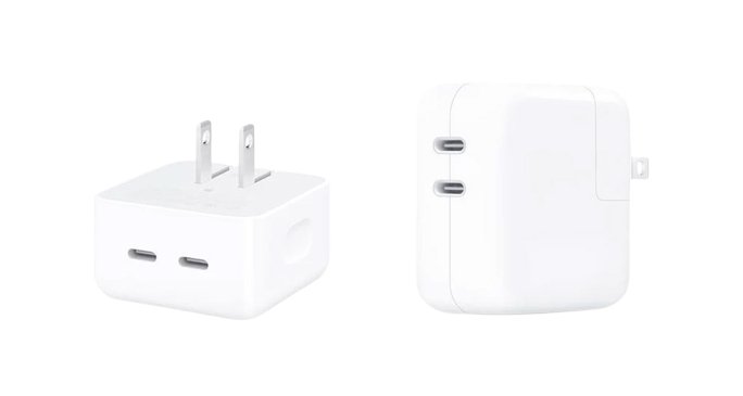 35W Dual USB-C Wall Charger for Fast Charging iPhone, iPad, and More